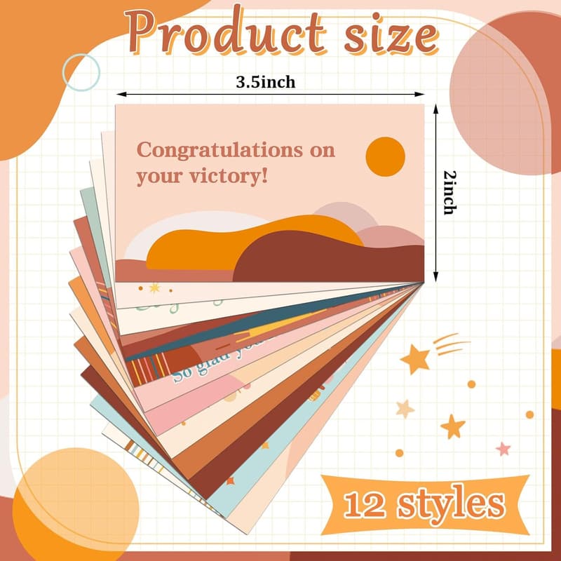 Employee Appreciation Kudos Cards - 240 Motivational Notes
