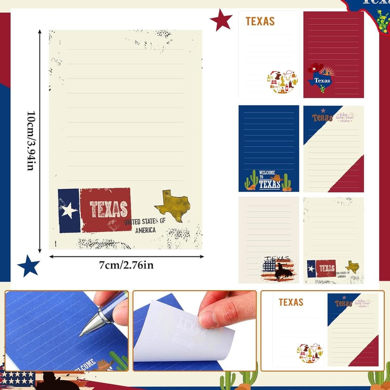 Cute Sticky Note & Pen Set for Travelers - 24 Pcs Gift Bundle