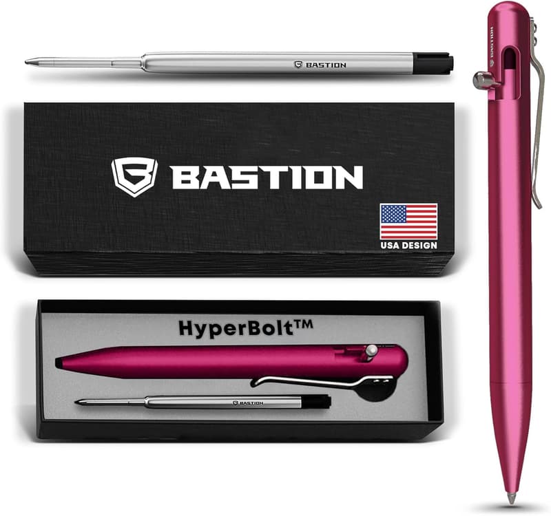 Luxury Bolt Action Pen - Durable Refillable Ballpoint for Professionals