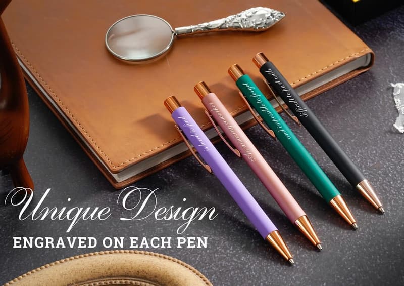 Gold Ballpoint Pen Set of 4 for Coworker Farewell Gifts