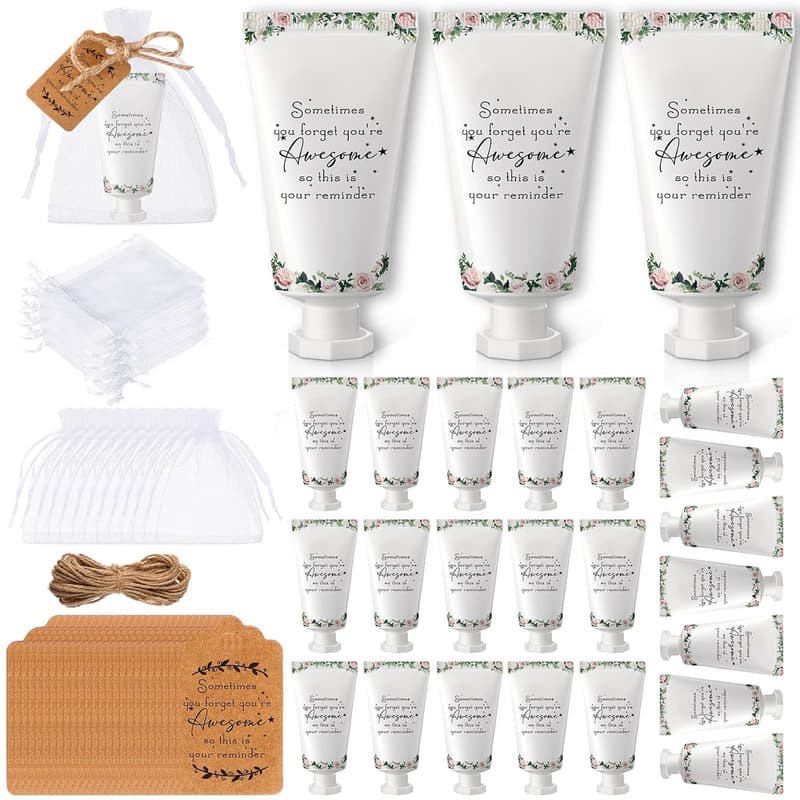 Employee Appreciation Travel Hand Cream Lotion Set – 48 Packs