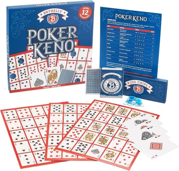 Poker Keno Game Set for Adult Family Game Night