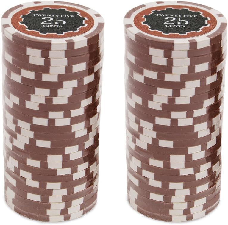 Heavyweight 14g Clay Composite Poker Chips - Pack of 50