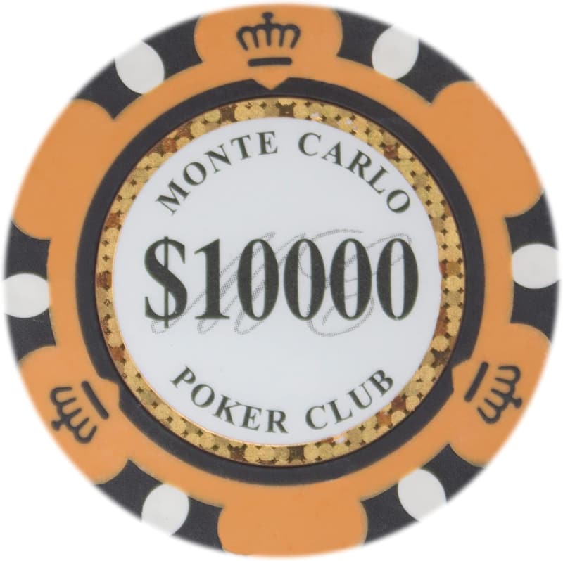 Monte Carlo Premium 14g Clay Composite Poker Chips (50-Pack)