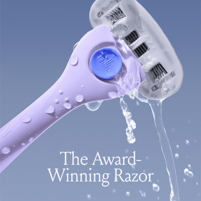 Women’s Shave Kit with 5-Blade Razor, 4 Refills & Holder