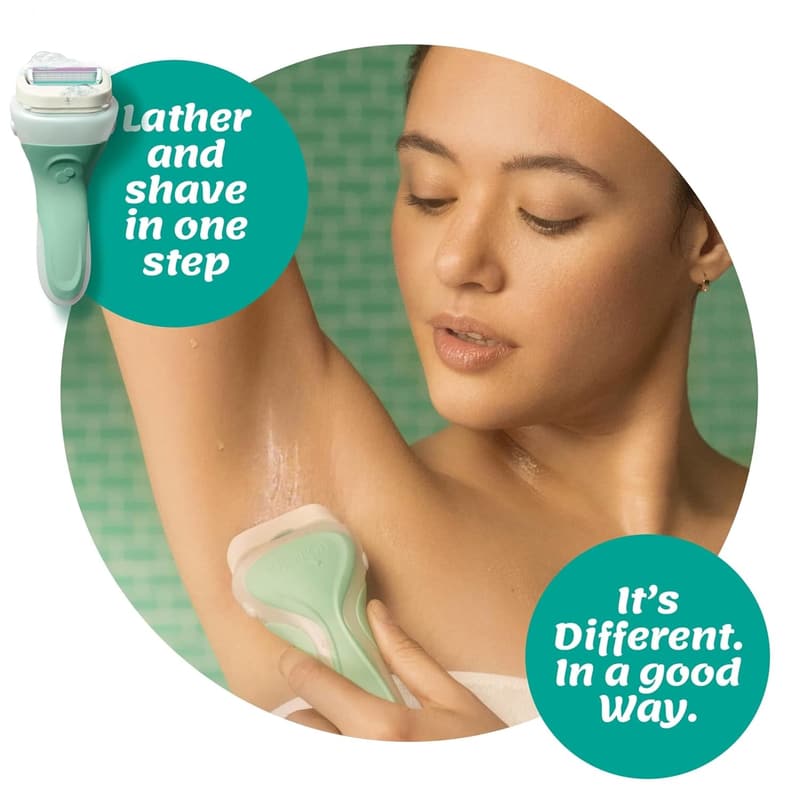 Women's Schick Intuition Razor with Aloe - 1 Razor & 4 Blades