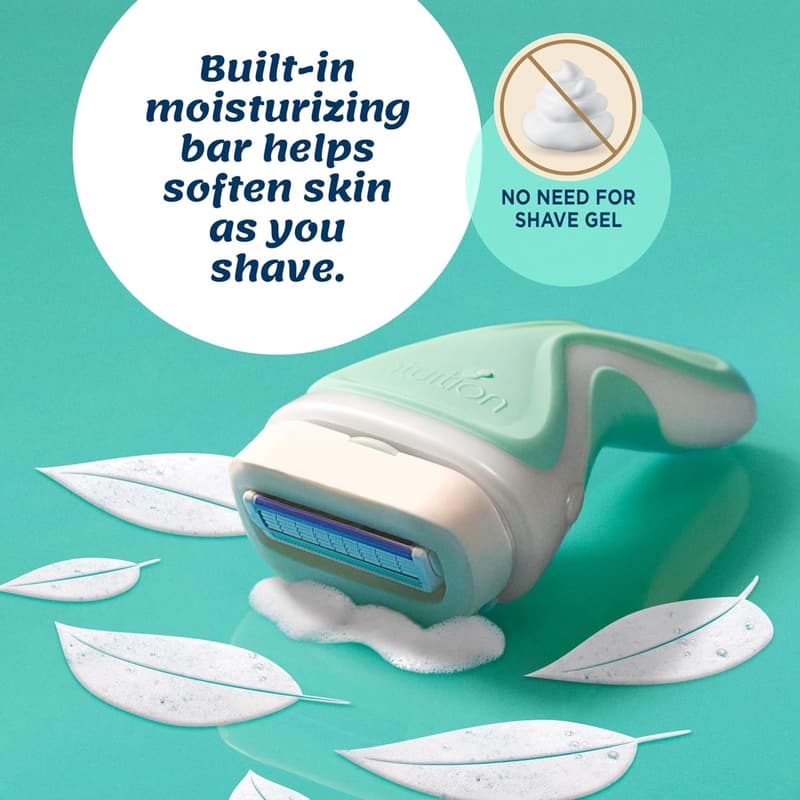 Women's Schick Intuition Razor with Aloe - 1 Razor & 4 Blades