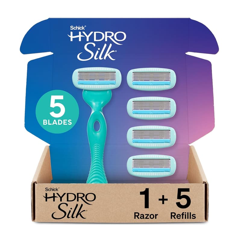 Schick Hydro Silk Sensitive Women's Razor with 5 Blades