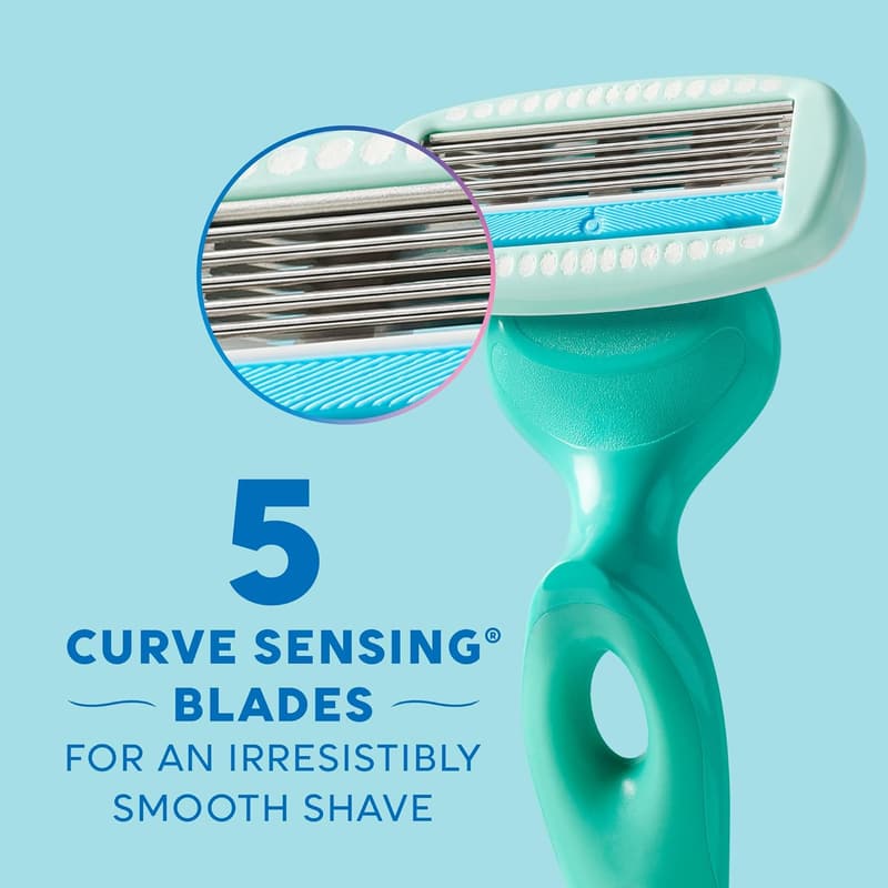 Schick Hydro Silk Sensitive Women's Razor with 5 Blades