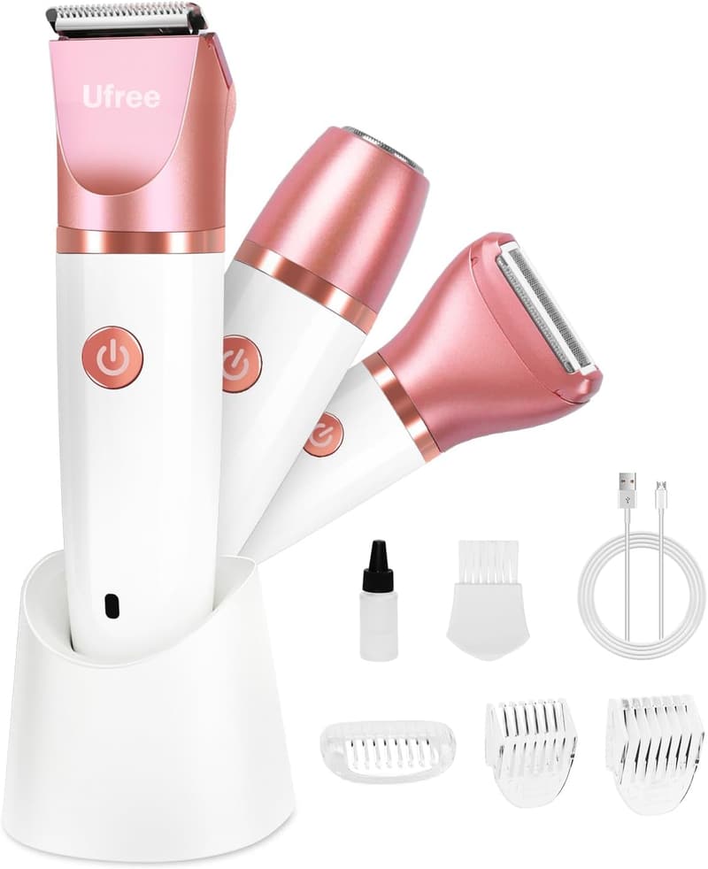 Women's Electric Bikini Trimmer - Wet & Dry Groomer in Gold