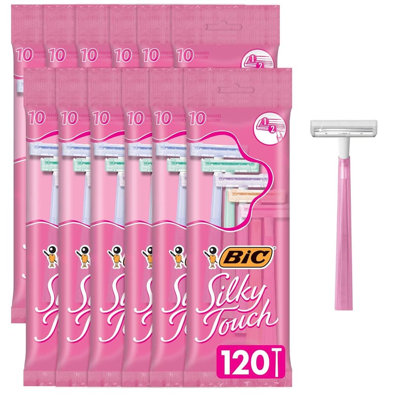 BIC Silky Touch Women's Disposable Razors - 10 Count Pack