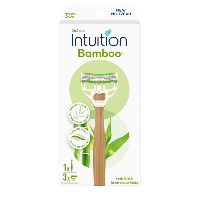 Women's Schick Intuition Bamboo Disposable Razors, 3ct