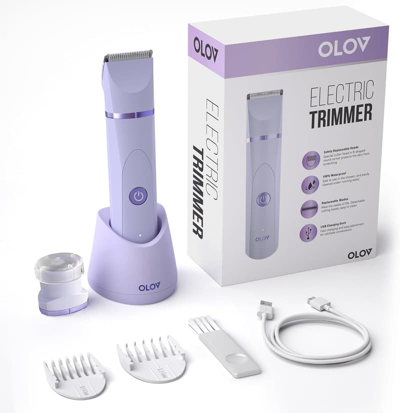 Men's and Women's Waterproof Electric Body Hair Trimmer