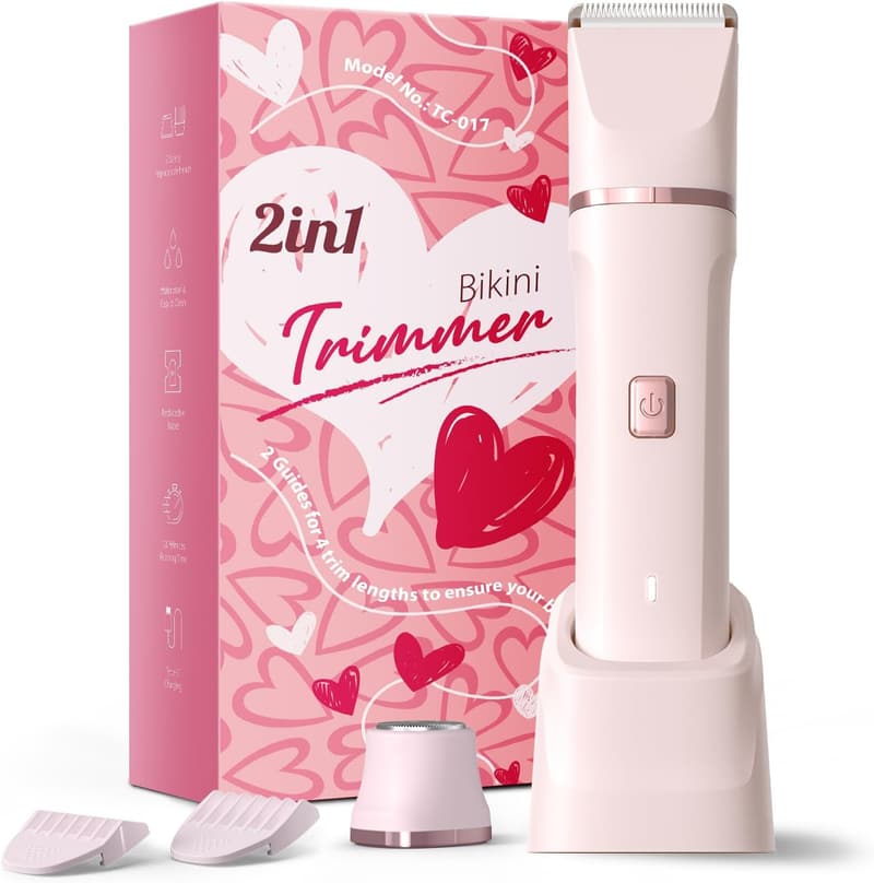 Women's Bikini Trimmer - Cordless Waterproof Electric Razor