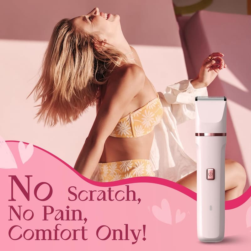 Women's Bikini Trimmer - Cordless Waterproof Electric Razor