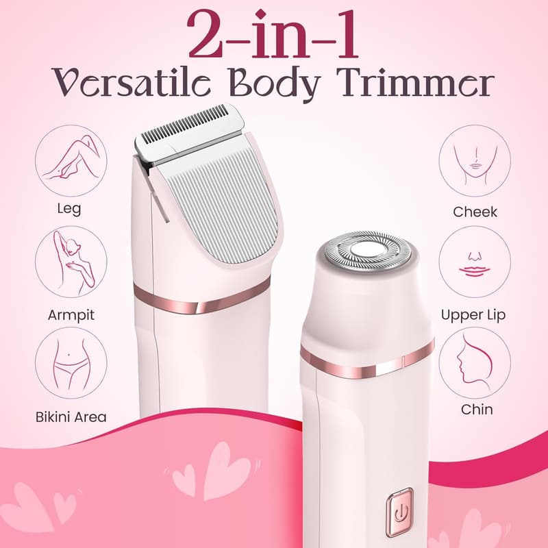 Women's Bikini Trimmer - Cordless Waterproof Electric Razor