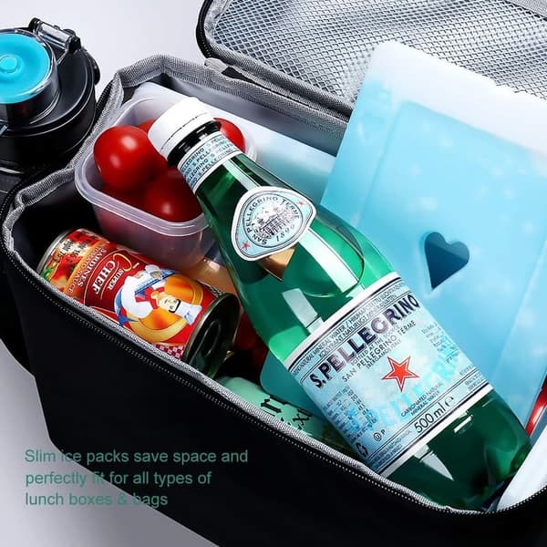 Slim Freezer Ice Packs for Lunch Bags - 10pcs Poker Design