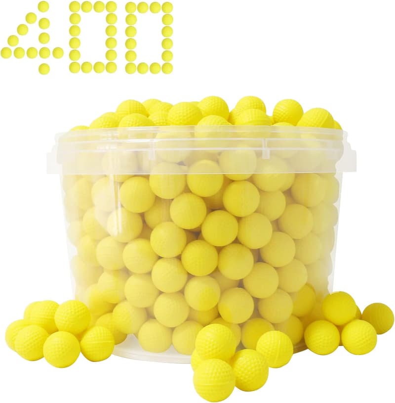 Nerf Rival Yellow Balls - 400 Ammo with Storage Bucket