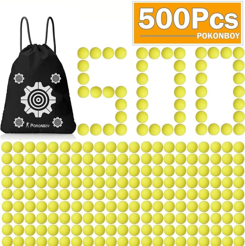 Nerf Rival 500-Round Ball Refill Pack with Storage Bag