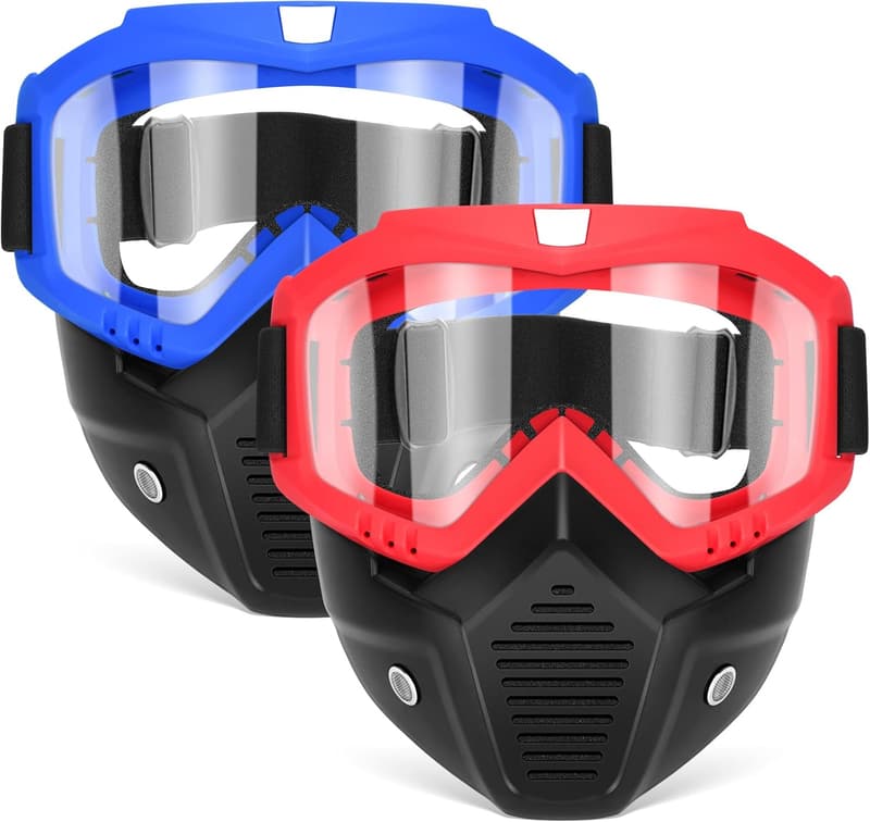 Tactical Mask & Goggles Set for Nerf Rival Blasters, 2-Pack