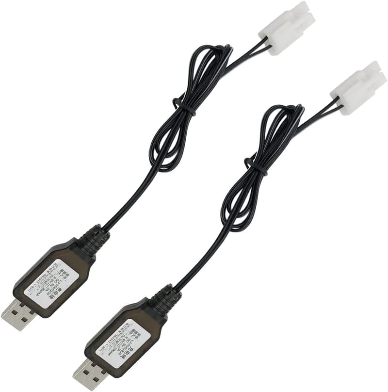 Nerf Rival Charger Replacement - 9.6V Tamiya RC Battery Cable, 2 pcs