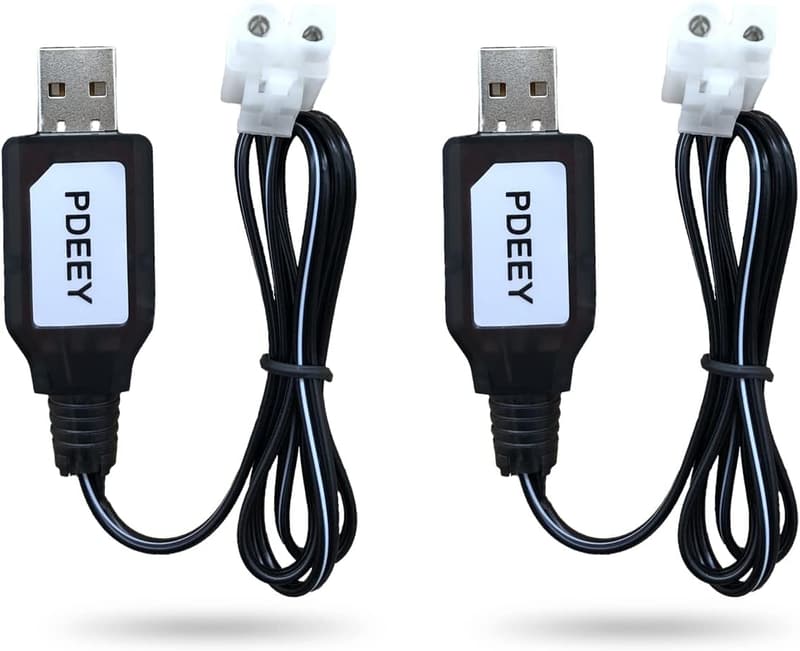 Nerf Rival Charger Replacement - 9.6V Tamiya RC Battery Cable, 2 pcs