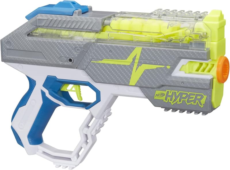 Nerf Hyper Rush-40 Pump-Action Blaster with 30 Rounds