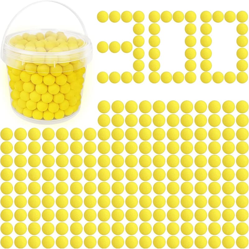 Nerf Rival-Compatible High-Impact Yellow Foam Balls Refill Pack