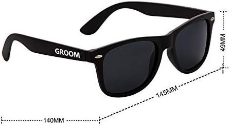 Groom & Groomsmen Wedding Sunglasses Set - 7pcs Gift