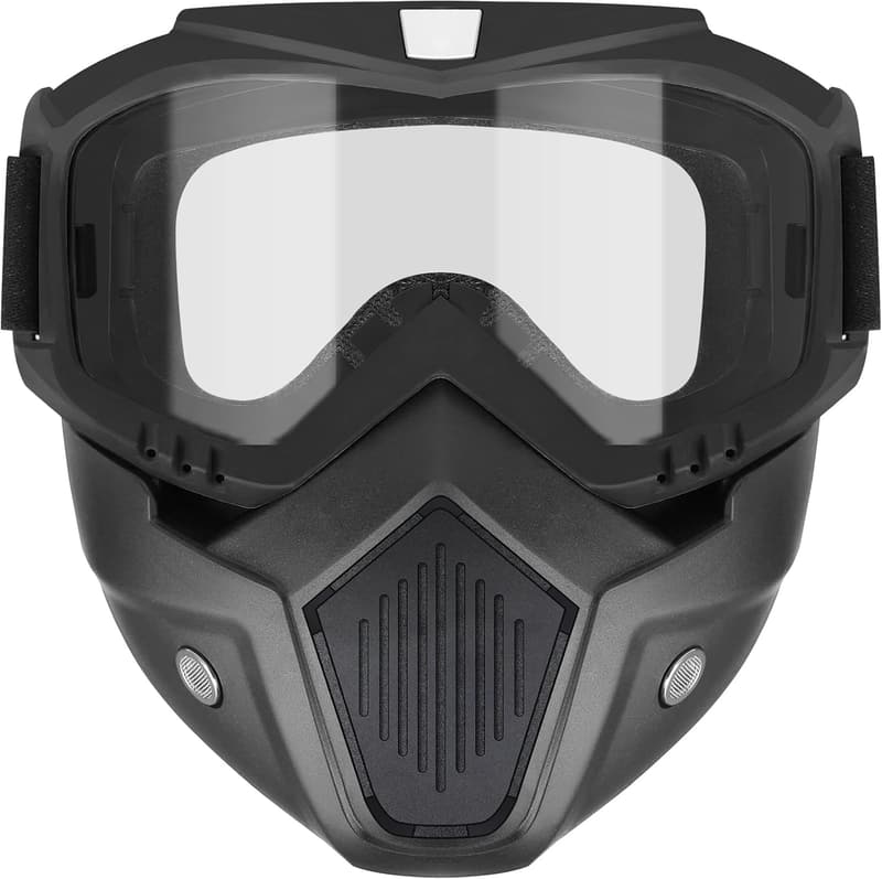 Rival Compatibility Tactical Mask with Goggles for Cosplay & Games