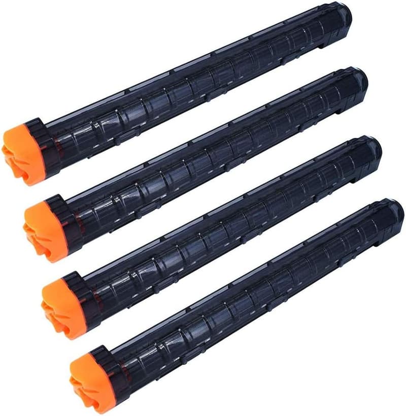 Nerf Rival 12-Round Black Magazine Clips - 4 Pack