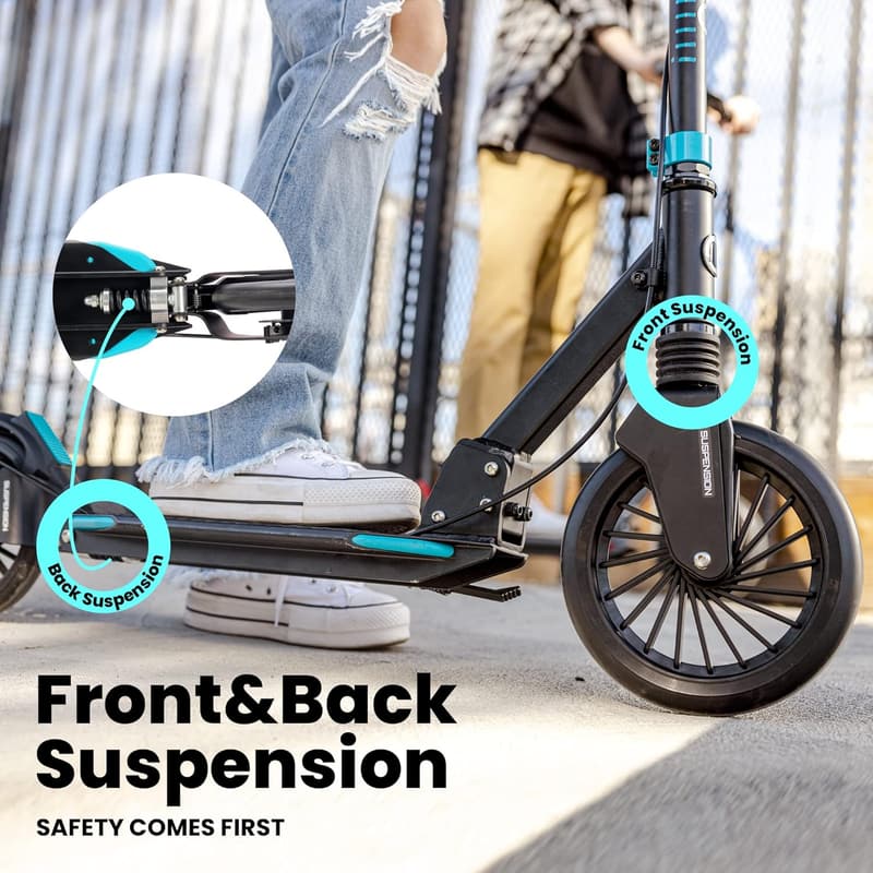 Aero Big Wheel Scooter for Kids & 青少年, Foldable & Adjustable