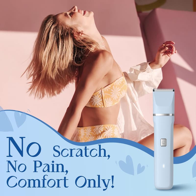 Women's Electric Shaver - Wet & Dry Body Groomer, Blue