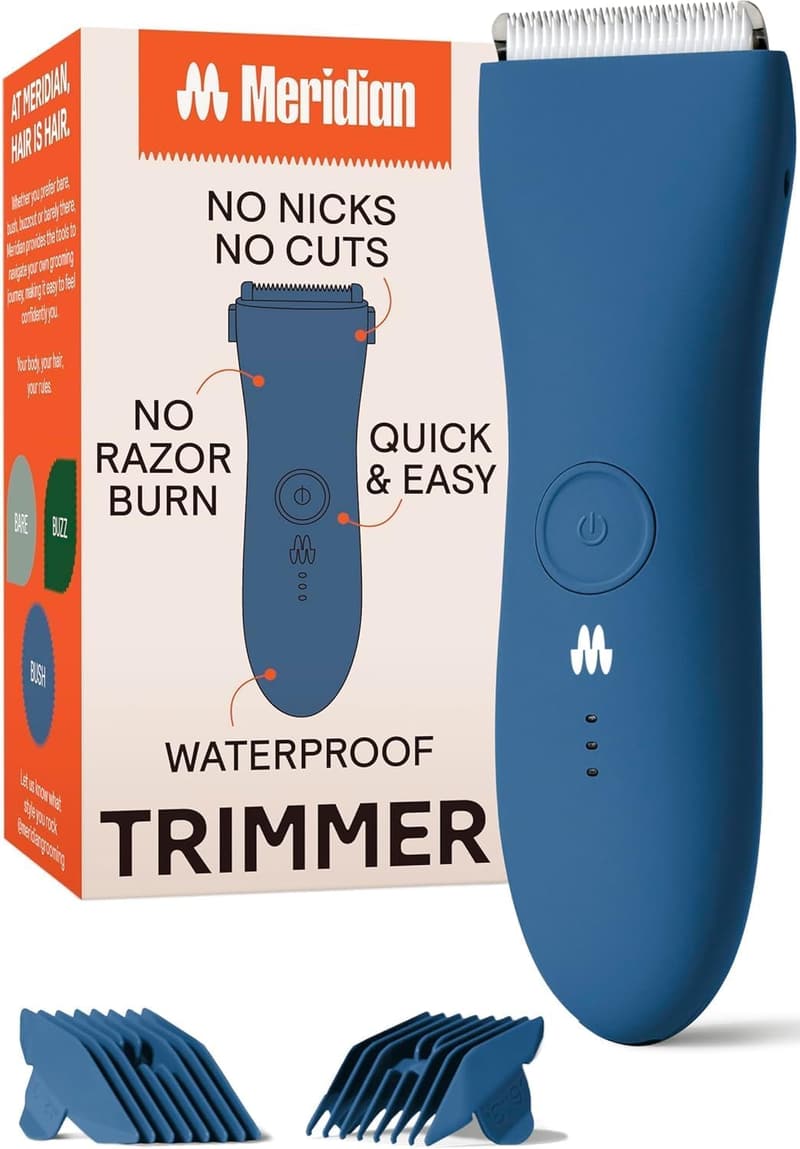 Men’s Waterproof Electric Body Hair Trimmer - Rechargeable