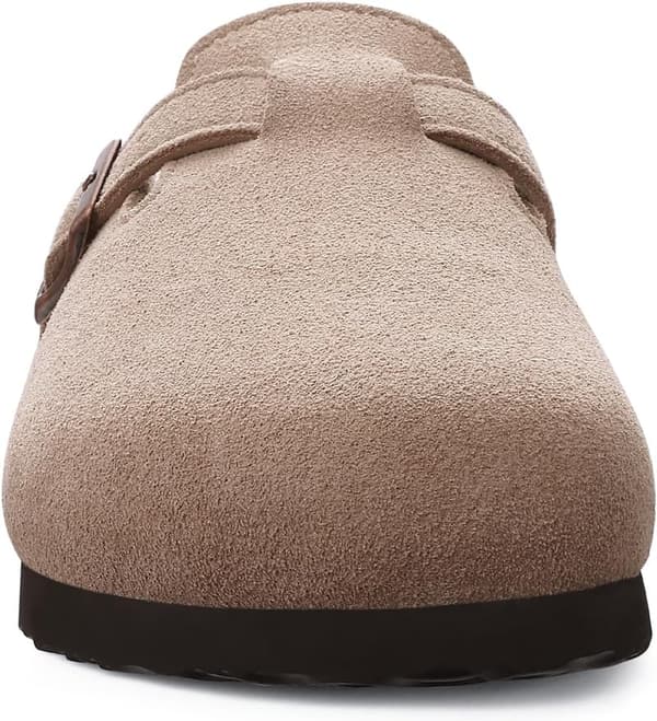 Comfortable Suede Clogs with Arch Support for Men & Women