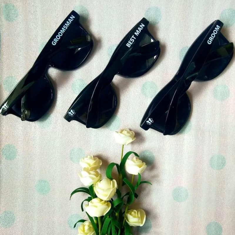 Groom's Wedding Sunglasses Set - 7pcs Groomsmen Gifts