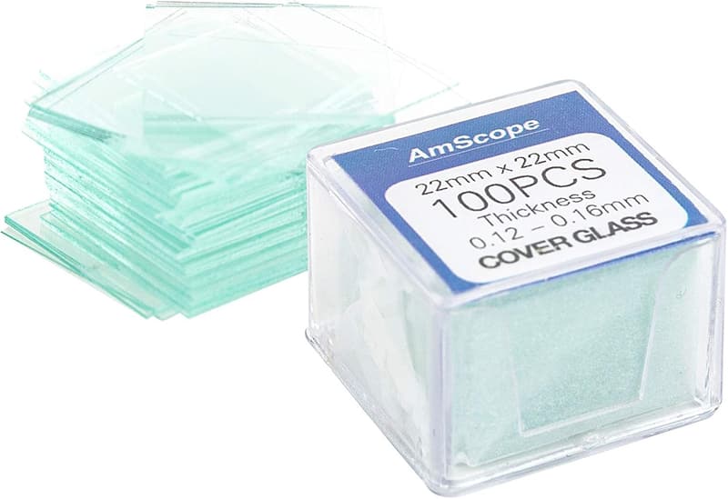 AmScope Pre-Cleaned Glass Microscope Slides & Cover Slips