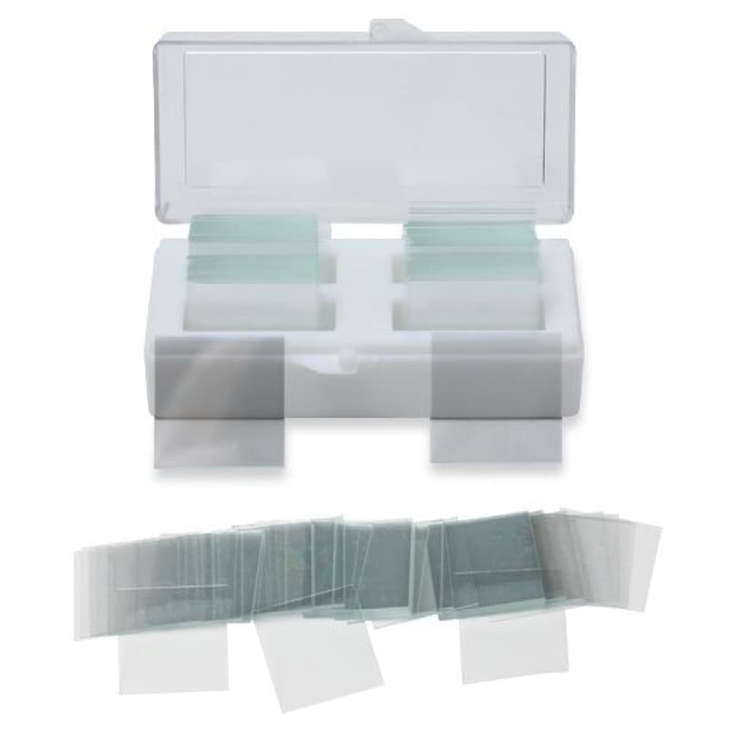 Microscope Cover Slips, #1 Thick, 22x22mm, Pack of 200