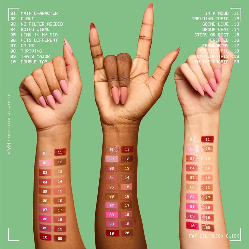 Lightweight Vegan Lip Balm - NYX Fat Oil Slick in Peach