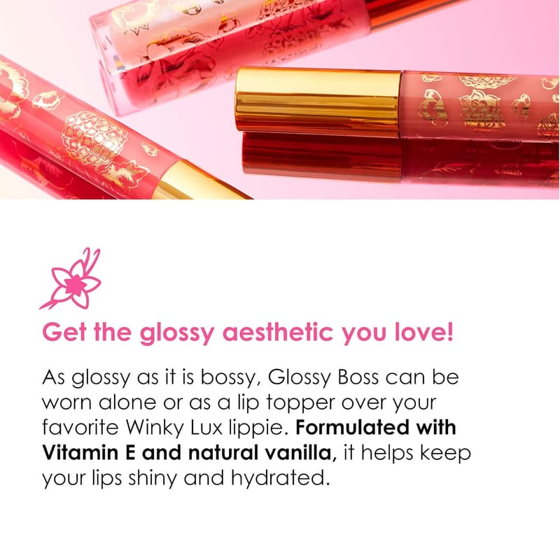 Winky Lux Birthday Cake Lip Gloss with Vanilla & Castor Oil