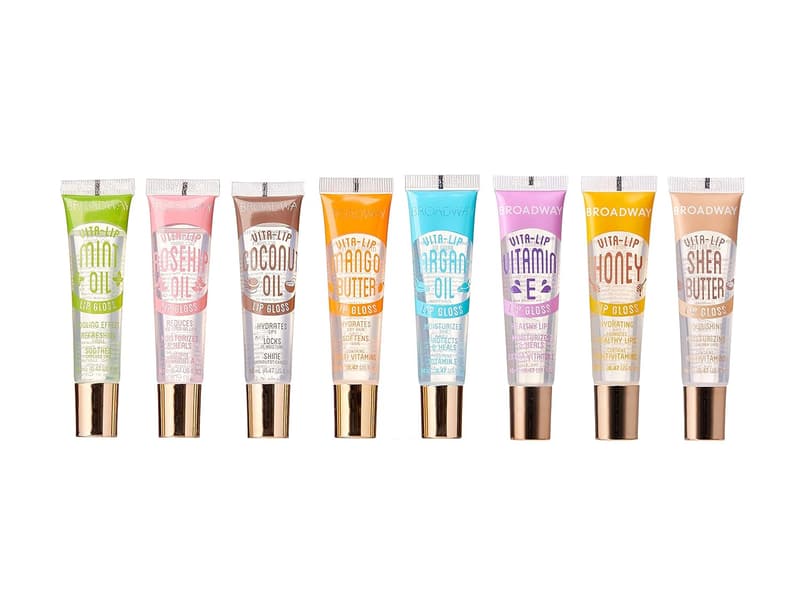 Ultra-Hydrating Lip Gloss Set - 8 Pack, High-Shine & Soothing