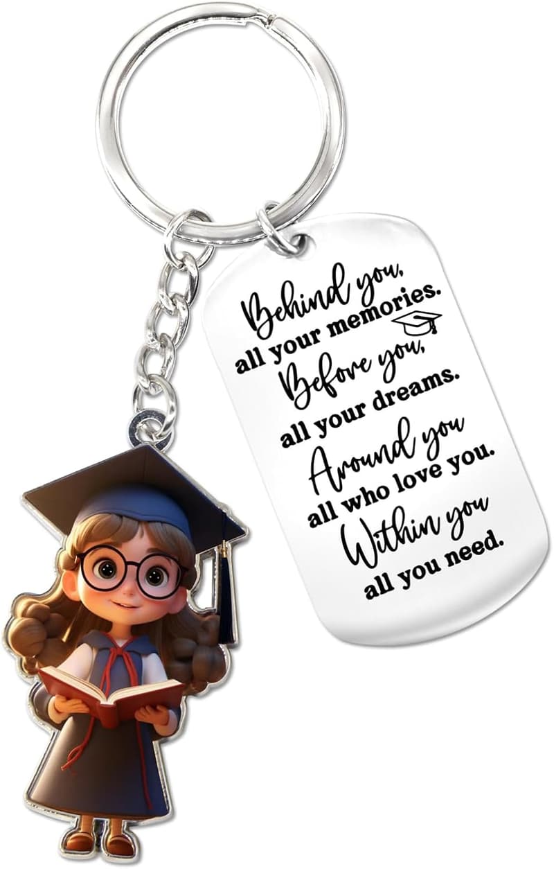 2025 Graduation Keychain for Him and Her