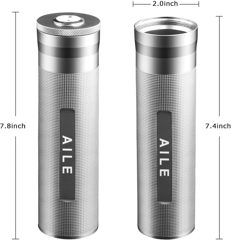 Portable Stainless Steel Cigar Case Tube - Ideal Gift for Lovers