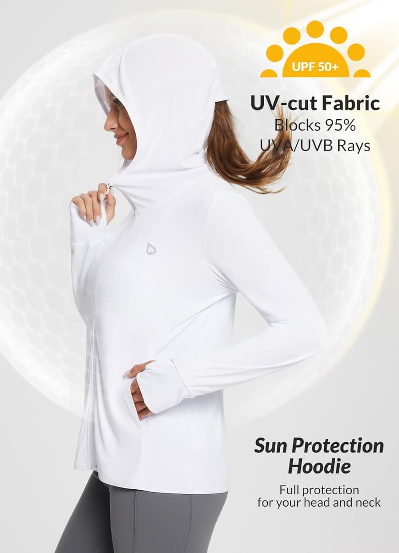 Women's UPF 50+ Sun Protection Hoodie for Outdoor Hiking
