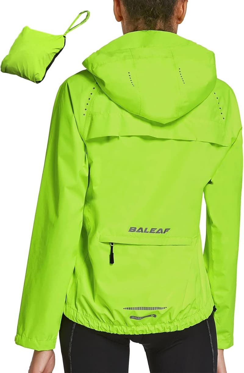 Lightweight Women's Waterproof Packable Rain Jacket