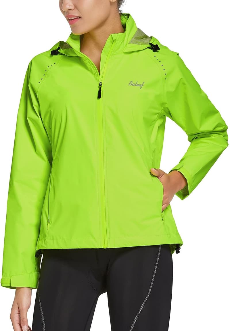 Lightweight Women's Waterproof Packable Rain Jacket