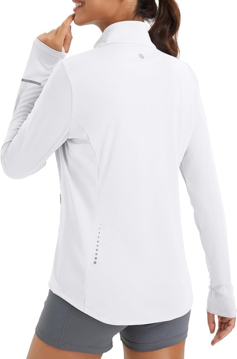 Women's Lightweight Running Jacket with UPF 50+ Sun Protection