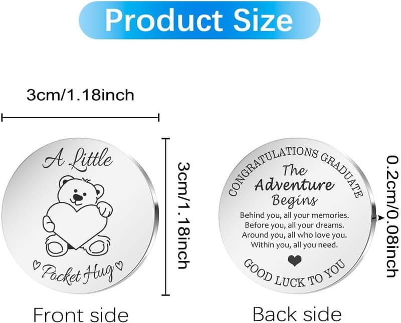 Funny Pocket Hug Gifts for Graduation – Cute Keepsake for Everyone