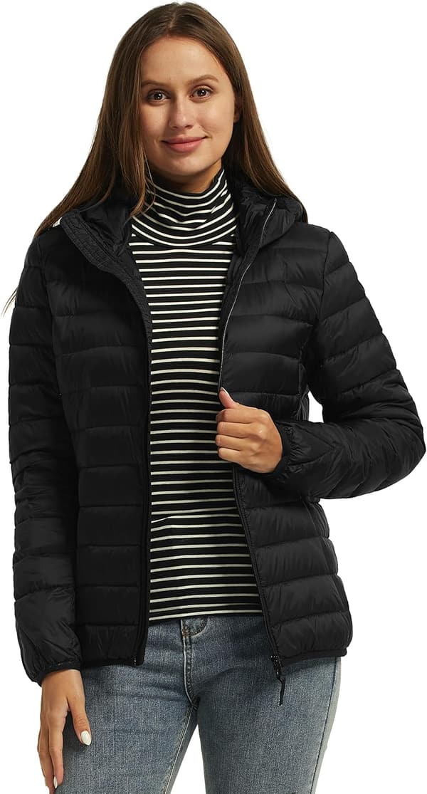 Ultra-Lightweight Packable Down Jacket for Women