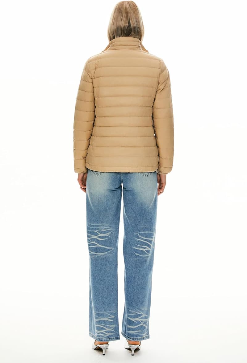 Lightweight Packable Down Jacket for Women